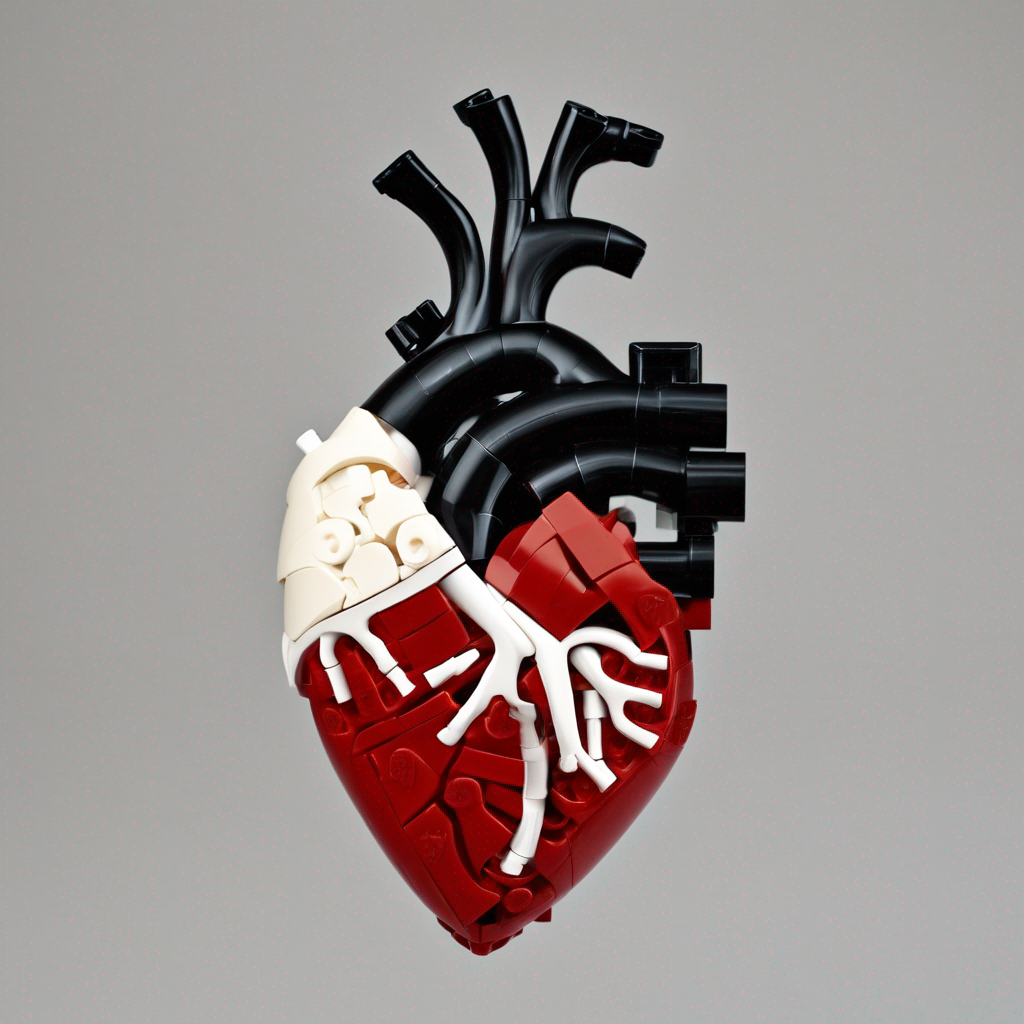 A lego anatomical heart